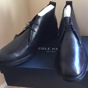 NIB Cole Haan Men’s black Leather shoes 10.5